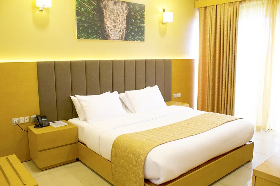 Classic Room interior at K Hotels Entebbe