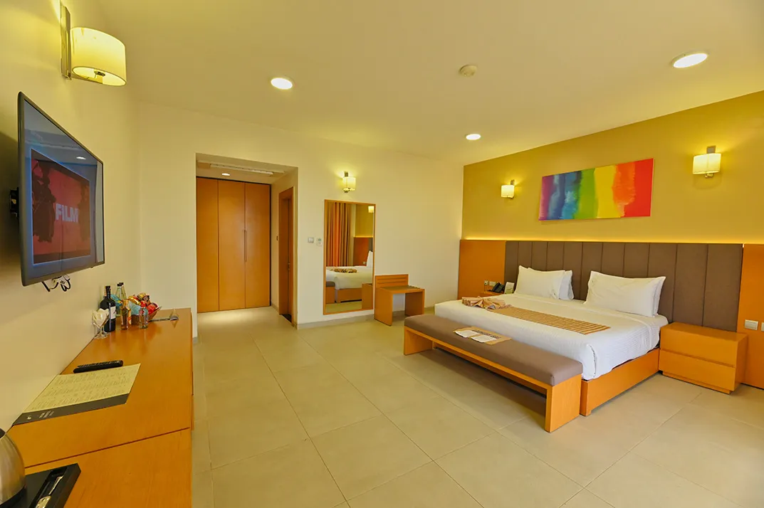 Junior Lake Suite interior at K Hotels Entebbe
